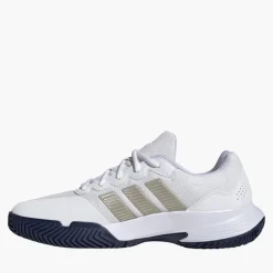 adidas Herren Gamecourt 2 Tennisschuhe Cloud White/Cyber Metallic/Dark Blue