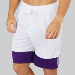 adidas Herren 3G Speed Reversible Basketballshorts Collegiate Purple/Weiß
