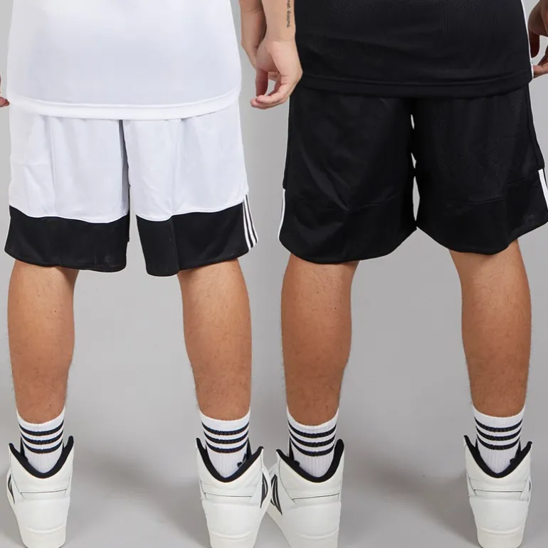 adidas Herren 3G Speed Reversible Basketballshorts Schwarz/Weiß