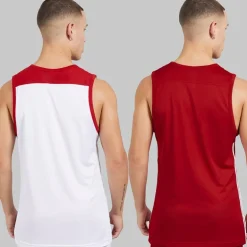 adidas Herren 3G Speed Wendbares Basketball Trikot Power Red/Weiß
