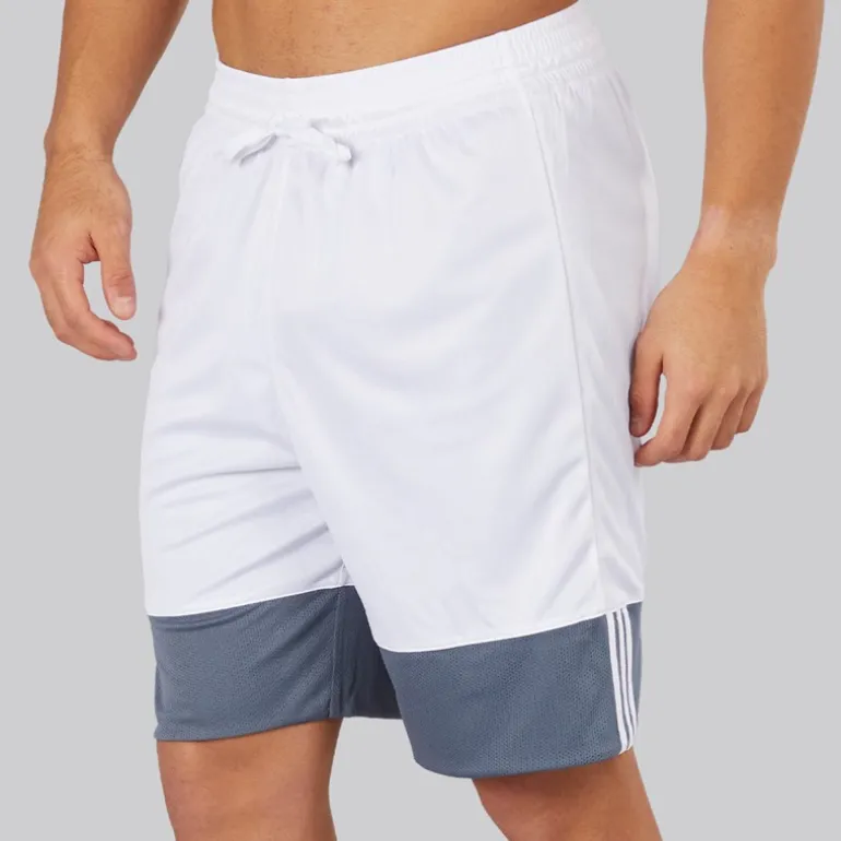 adidas Herren 3G Speed Wende Basketball Shorts Onix/Weiß