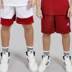 adidas Herren 3G Speed Wende Basketball Shorts Power Red/Weiß