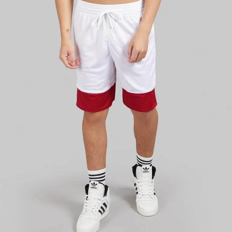 adidas Herren 3G Speed Wende Basketball Shorts Power Red/Weiß