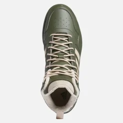 adidas Herren Hoops 3.0 Mid Fell Futter Turnschuhe Night Cargo/Clay Brown/Core Black