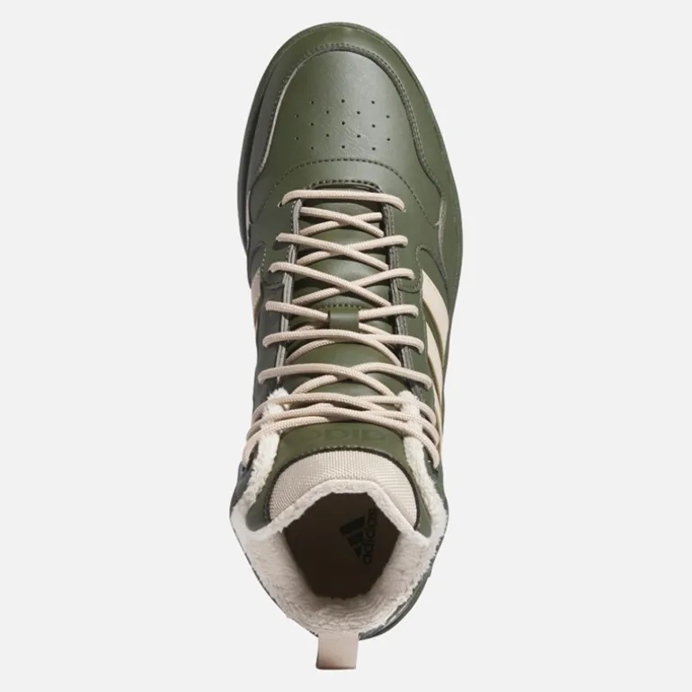 adidas Herren Hoops 3.0 Mid Fell Futter Turnschuhe Night Cargo/Clay Brown/Core Black