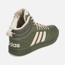 adidas Herren Hoops 3.0 Mid Fell Futter Turnschuhe Night Cargo/Clay Brown/Core Black