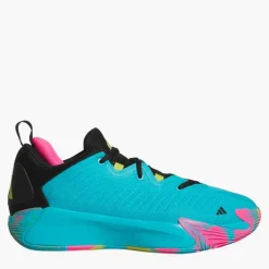 adidas Herren Initiations Basketballschuhe Lucid Cyan/Core Black/Preloved Lime