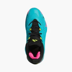 adidas Herren Initiations Basketballschuhe Lucid Cyan/Core Black/Preloved Lime