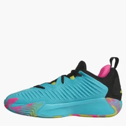 adidas Herren Initiations Basketballschuhe Lucid Cyan/Core Black/Preloved Lime
