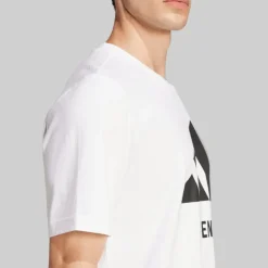 adidas Herren Logo Athen T Shirt Weiß