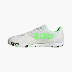adidas Herren Oberteil Sala Wettkampf 2 IN Hallenfußballschuhe Cloud White/Lime Burst/Core Black