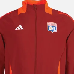 adidas Herren OL Olympique Lyon Präsentationsjacke Team Power Red 2