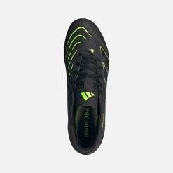 adidas Herren Predator Club FG/MG fester Untergrund/Kunstrasen Fußballschuhe Core Black/Carbon/Lucid Lemon