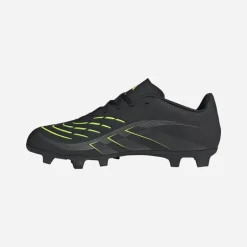 adidas Herren Predator Club FG/MG fester Untergrund/Kunstrasen Fußballschuhe Core Black/Carbon/Lucid Lemon