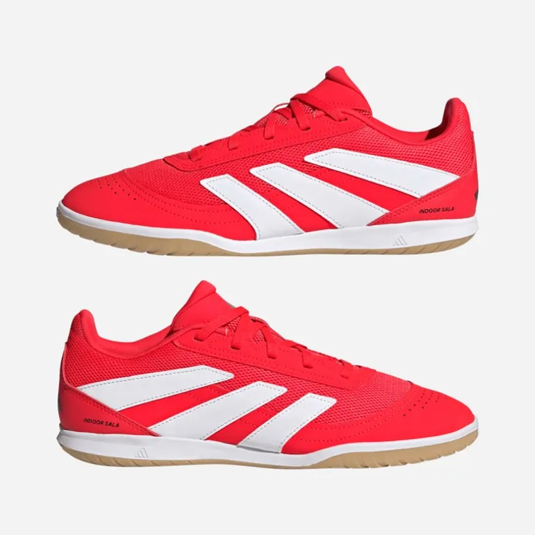 adidas Herren Predator Club IN Indoor Sala Fußballschuhe Lucid Red/Cloud White/Core Black