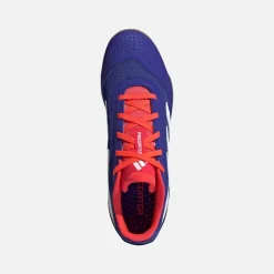 adidas Herren Predator Club IN Indoor Sala Fussballschuhe Cloud White/Lucid Blue/Solar Red