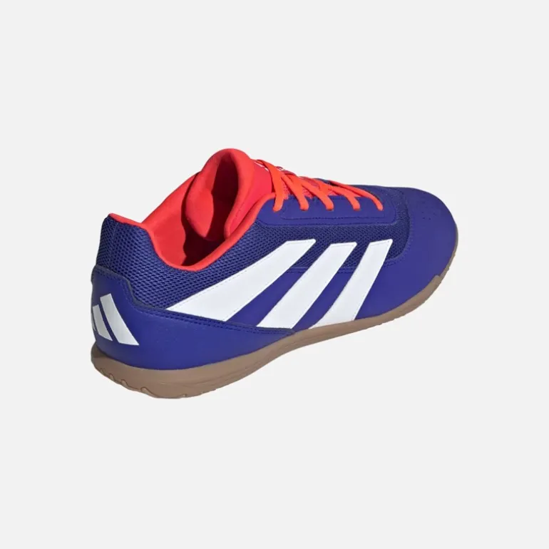 adidas Herren Predator Club IN Indoor Sala Fussballschuhe Cloud White/Lucid Blue/Solar Red
