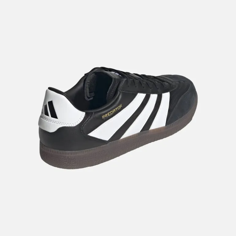adidas Herren Predator Freestyle Turnschuhe Core Black/Weiß/Gold Metallic