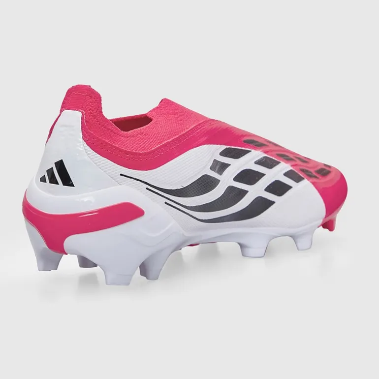 adidas Herren Predator League Schnürlose Für Tore Geboren Pack FG Fester Boden Fußballschuhe Lucid Red/Core Black/Cloud White