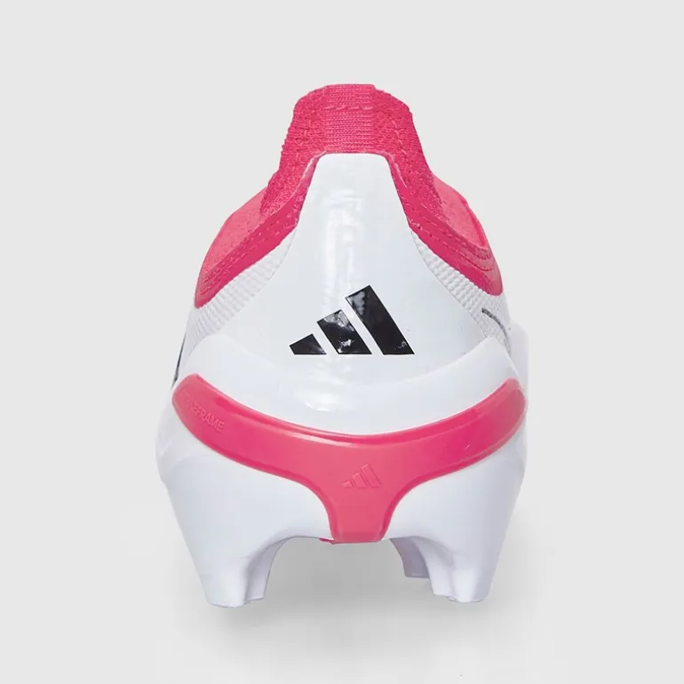 adidas Herren Predator League Schnürlose Für Tore Geboren Pack FG Fester Boden Fußballschuhe Lucid Red/Core Black/Cloud White