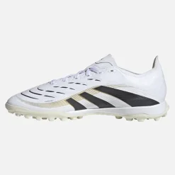 adidas Herren Predator League TF Astro Fußballschuhe Cloud White/Core Black/Gold Metallic