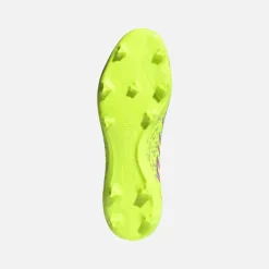 adidas Herren Predator League FG/MG Kunstrasen/Naturrasen Fussballschuhe Lucid Lemon/Blue Fusion/Lucid Pink