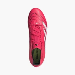 adidas Herren Predator League Pure Victory Pack MG Multi Ground Fußballschuhe Lucid Red/Weiß/Schwarz