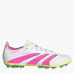 adidas Herren Predator League Celestial Victory Pack AG Kunstrasen Fußballschuhe Cloud White/Lucid Pink/Lucid Lemon