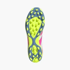 adidas Herren Predator League Celestial Victory Pack AG Kunstrasen Fußballschuhe Cloud White/Lucid Pink/Lucid Lemon