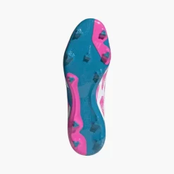 adidas Herren Predator League Wiederkehr Pack FG Fester Boden Fußballschuhe Cloud White/Solar Blue/Solar Pink