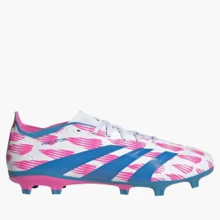 adidas Herren Predator League Wiederkehr Pack FG Fester Boden Fußballschuhe Cloud White/Solar Blue/Solar Pink