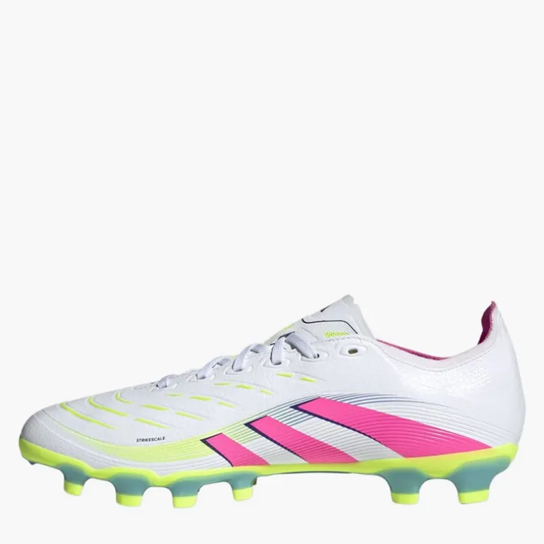 adidas Herren Predator League Celestial Victory Pack MG Multi Ground Fußballschuhe Cloud White/Lucid Pink/Lucid Lemon