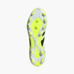 adidas Herren Predator League MG Multi Ground Fussball Schuhe Cloud White/Core Black/Lucid Lemon
