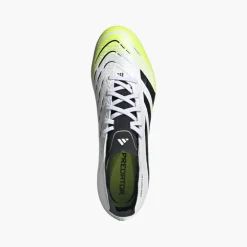 adidas Herren Predator League MG Multi Ground Fussball Schuhe Cloud White/Core Black/Lucid Lemon