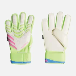 adidas Herren Predator Match Finger Save Torwarthandschuhe Weiß/Lucid Lemon/Lucid Pink