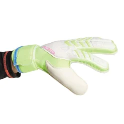 adidas Herren Predator Match Finger Save Torwarthandschuhe Weiß/Lucid Lemon/Lucid Pink