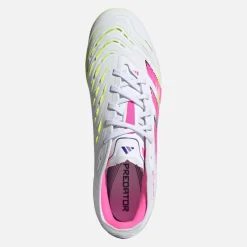adidas Herren Predator Pro MG Multi Ground Fußballschuhe Cloud White/Lucid Pink/Lucid Lemon
