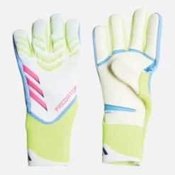 adidas Herren Predator Pro Torwarthandschuhe Weiß/Lucid Lemon/Lucid Pink