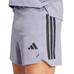 adidas Herren Primelift 3 Streifen Shorts Silver Violet