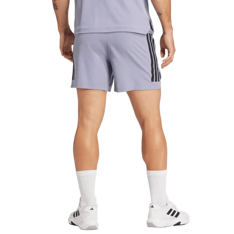 adidas Herren Primelift 3 Streifen Shorts Silver Violet