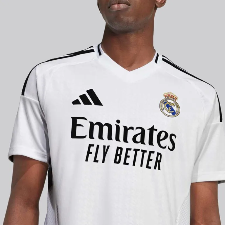 adidas Herren RMCF Real Madrid 24/25 Heimtrikot Weiß