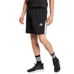 adidas Herren Saisonale Essentials Farbblock Shorts Schwarz