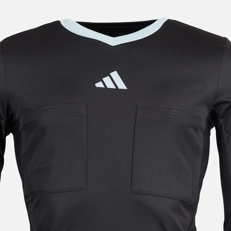 adidas Herren Schiedsrichter 22 Langarm Trikot Schwarz