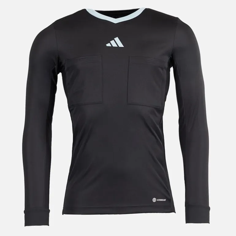 adidas Herren Schiedsrichter 22 Langarm Trikot Schwarz