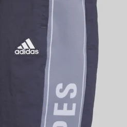 adidas Herren Schriftzug locker geschnittene gewebte Trainingshose Shadow Navy