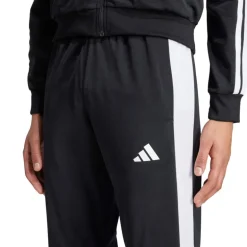 adidas Herren Snap Trainingshose Schwarz/Weiß