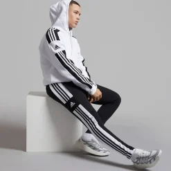 adidas Herren Squadra 21 Jogginghosen Schwarz/Weiss