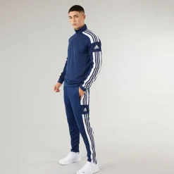 adidas Herren Squadra 21 1/4 Reißverschluss Trainings Oberteil Navy/Weiß
