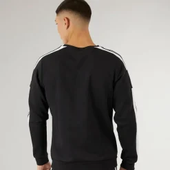 adidas Herren Squadra 21 Sweatshirt Schwarz/Weiß