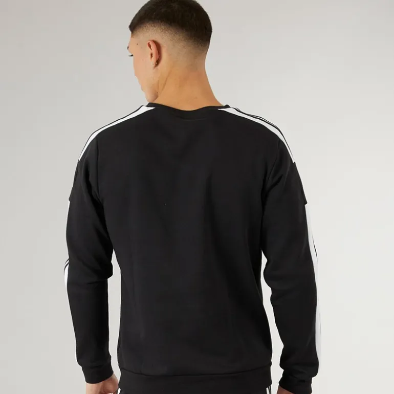 adidas Herren Squadra 21 Sweatshirt Schwarz/Weiß
